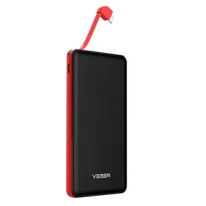 شارژر همراه وگر مدل VP-1008 ظرفیت 10000 میلی آمپر ساعت