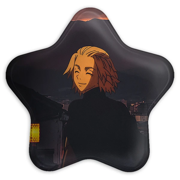 پیکسل خندالو طرح مایکی انیمه توکیو ریونجرز مدل ستاره ای کد 11175