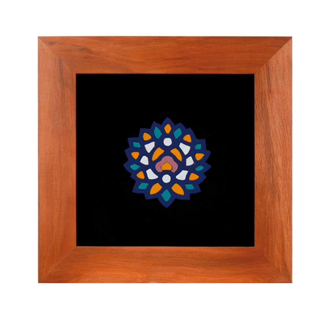 تابلو کاشی معرق سلام مجموعه اکسیر طرح گل شاه عباسی 2