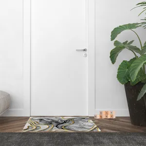 پادری مدل سه لایه رویه مخمل طرح مدرن کد S254 سایز 75x45 سانتی متر