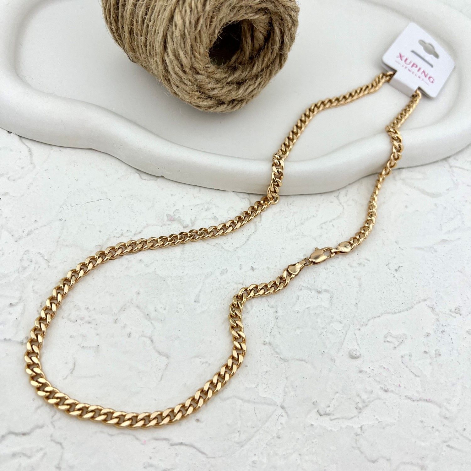 گردنبند زنانه ژوپینگ مدل کارتی کد N4790 - - 2