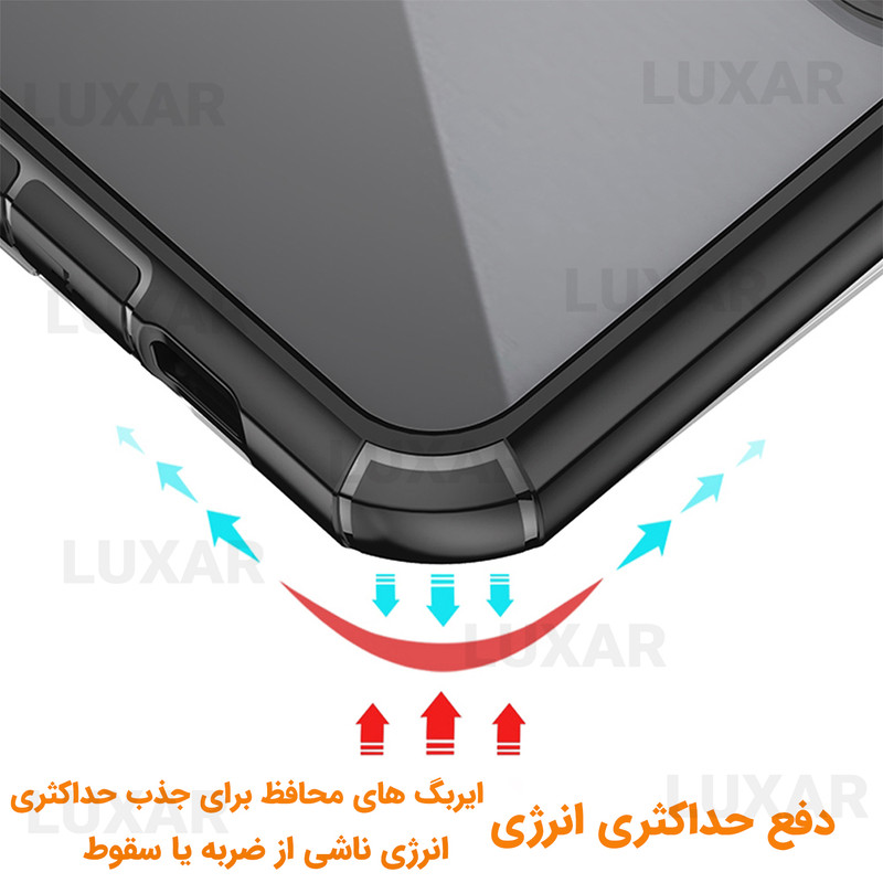 کاور لوکسار مدل note 13pro -Salt مناسب برای گوشی موبایل شیائومی Note 13 Pro 4G / Poco M6 Pro 4G