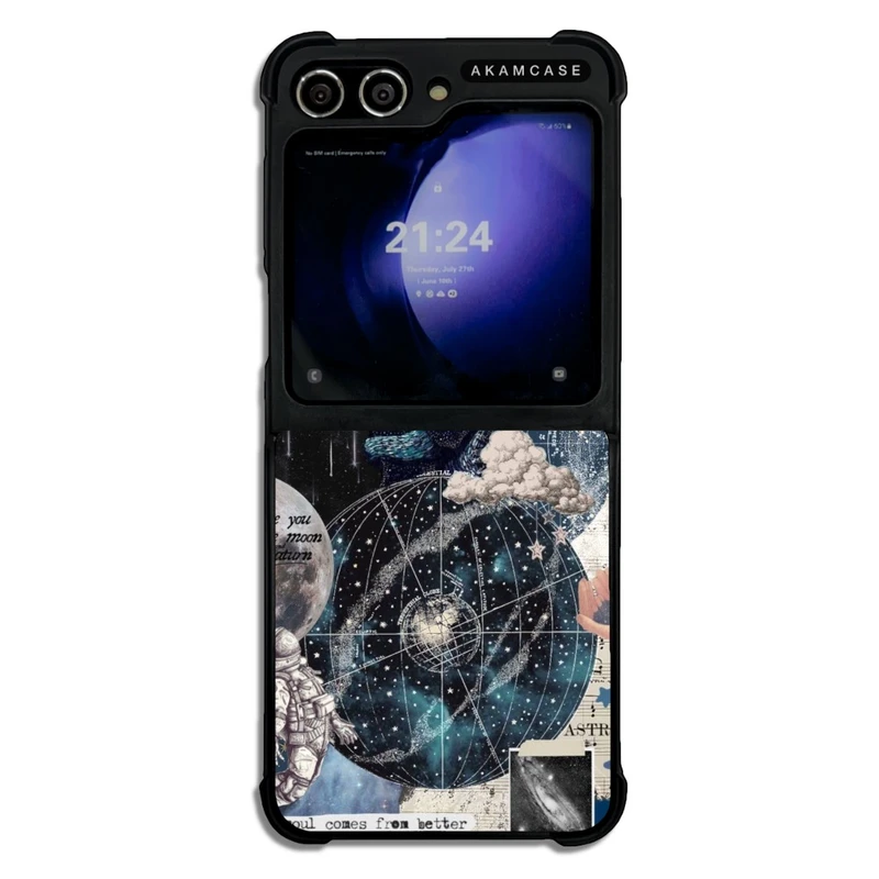 کاور آکام مدل AMC-WSGZFLIP5-ASTRONOMY-15 مناسب برای گوشی موبایل سامسونگ Galaxy Z Flip 5