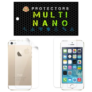 Multi Nano X-SFT Screen Protector For Apple iPhone 5S with back skin