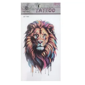 تتو موقت طرح شیر کد 102