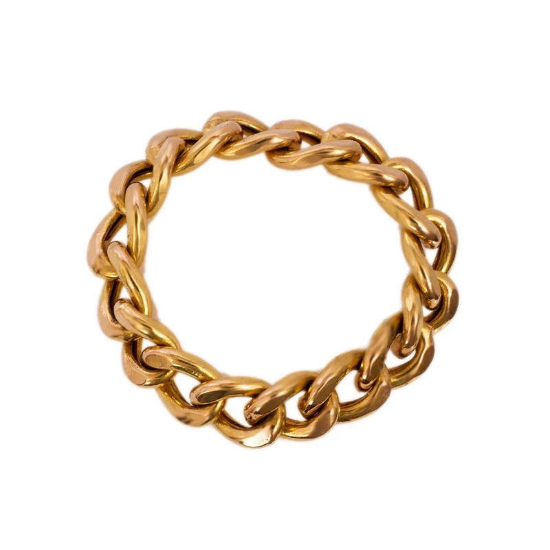 انگشتر طلا 18 عیار زنانه وی وی گلد گالری مدل کارتیر 2086