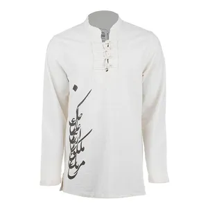 پیراهن آستین بلند مردانه کد 4g.ch.mo رنگ سفید