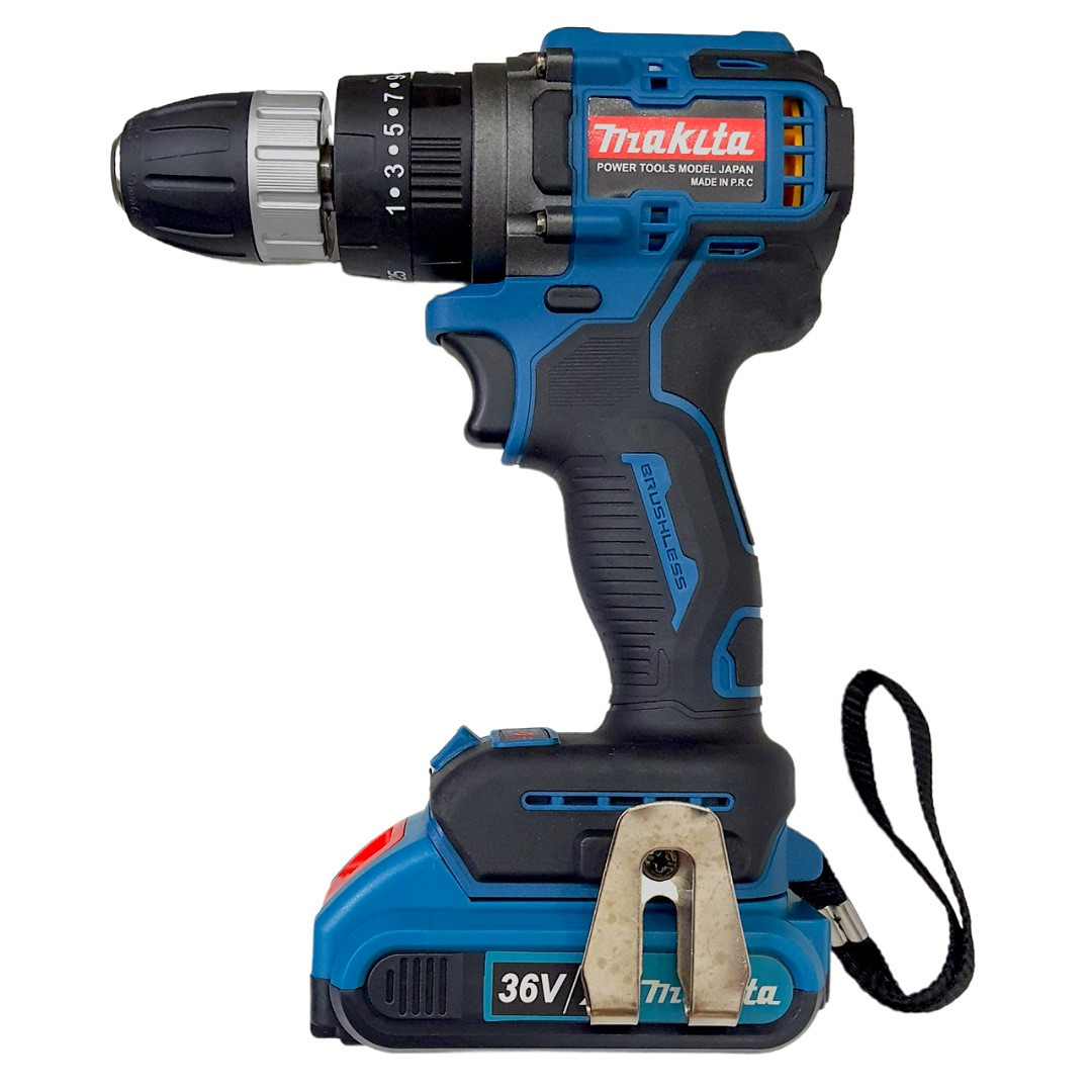 دریل پیچ گوشتی شارژی ماکیتا مدل براشلس  کد 36v