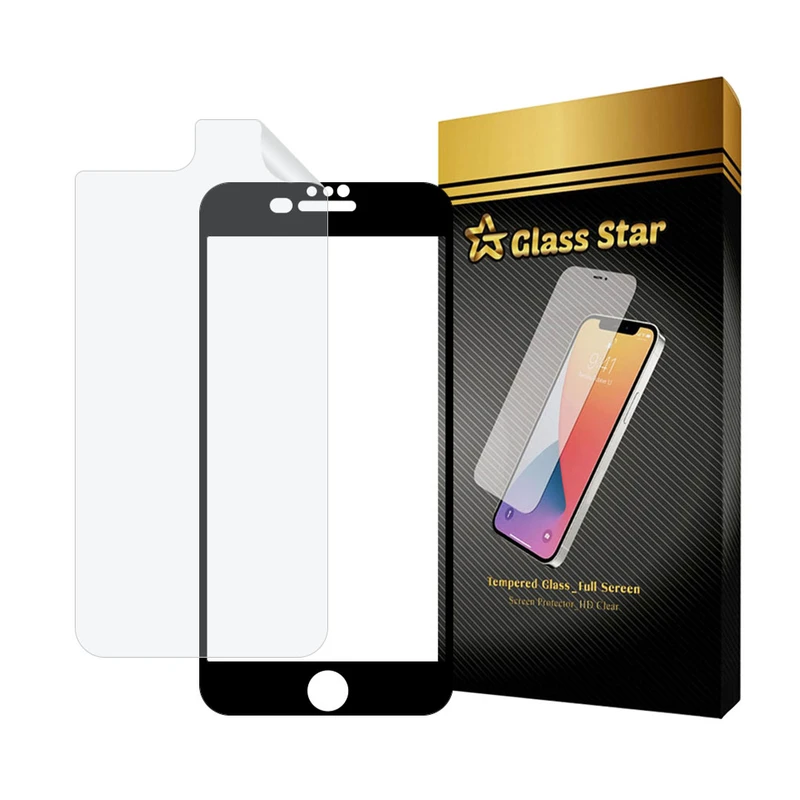 محافظ صفحه نمایش سرامیکی مات گلس استار مدل MCERAMNANOS مناسب برای گوشی موبایل اپل iPhone 8 Plus / 7 Plus به همراه محافظ پشت گوشی