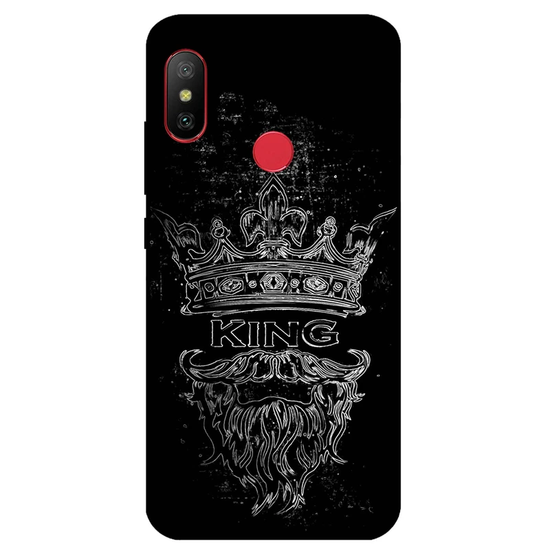 کاور مگافون طرح پادشاه مدل 1896 مناسب برای گوشی موبایل شیائومی Redmi 6 Pro / Mi A2 Lite 