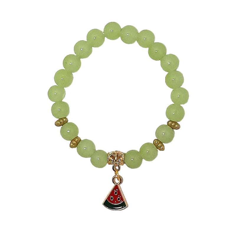 دستبند دخترانه مدل هندوانه کد 191 دستبند دخترانه مدل هندوانه کد 191