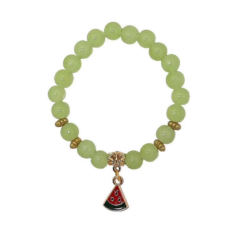 دستبند دخترانه مدل هندوانه کد 191 دستبند دخترانه مدل هندوانه کد 191