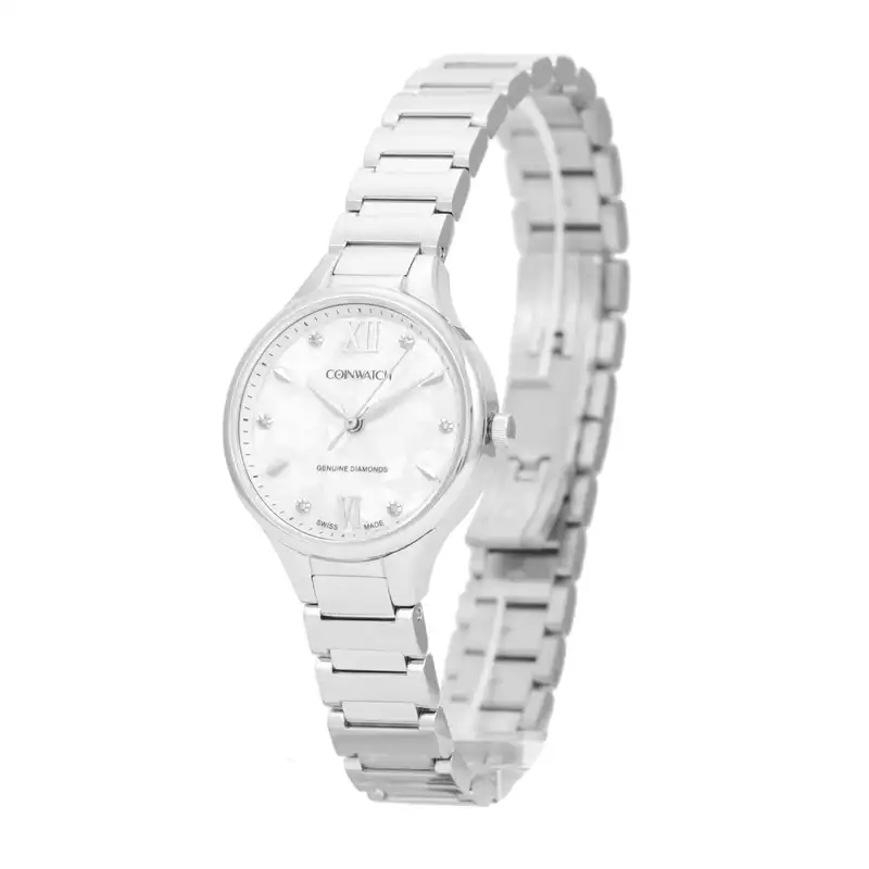ساعت مچی عقربه ای زنانه کوین واچ مدل C194SWH