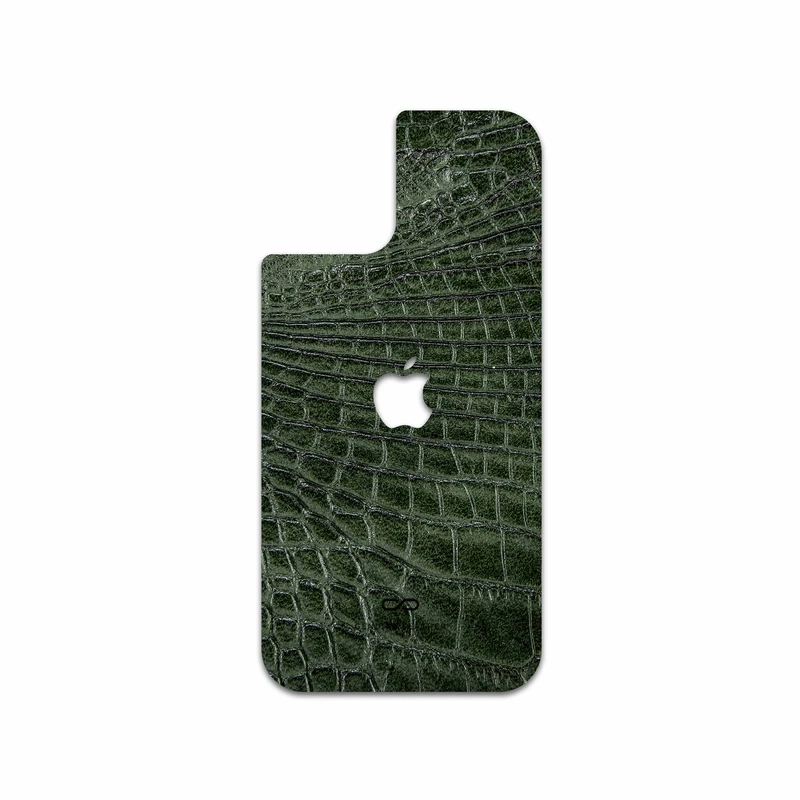 برچسب پوششی ماهوت مدل Green-Crocodile-Leather مناسب برای گوشی موبایل اپل iPhone 12 Pro Max