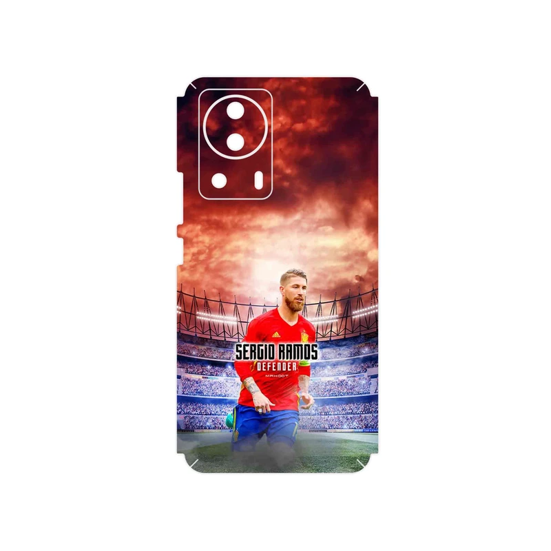 برچسب پوششی ماهوت مدل Sergio Ramos مناسب برای گوشی موبایل شیائومی 13 Lite