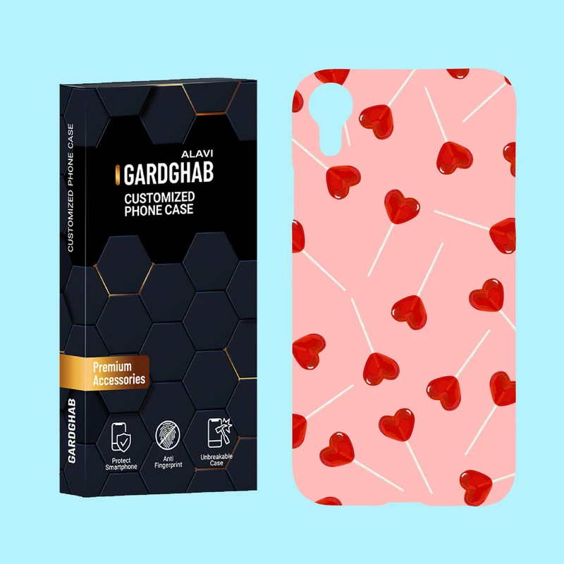 کاور گارد قاب علوی مدل عاشقانه مناسب برای گوشی موبایل اپل iPhone XR