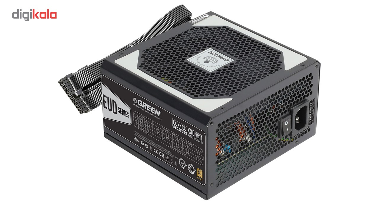 منبع تغذيه كامپيوتر گرين مدل GP580A-EUD