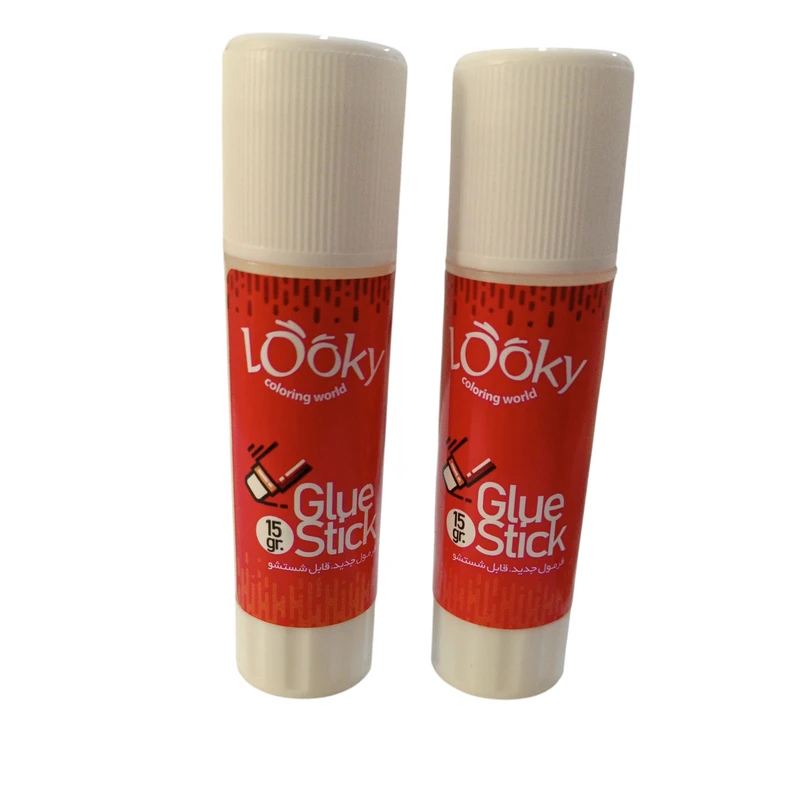 چسب ماتیکی لوکی مدل 15g.re کد 025 بسته 2 عددی