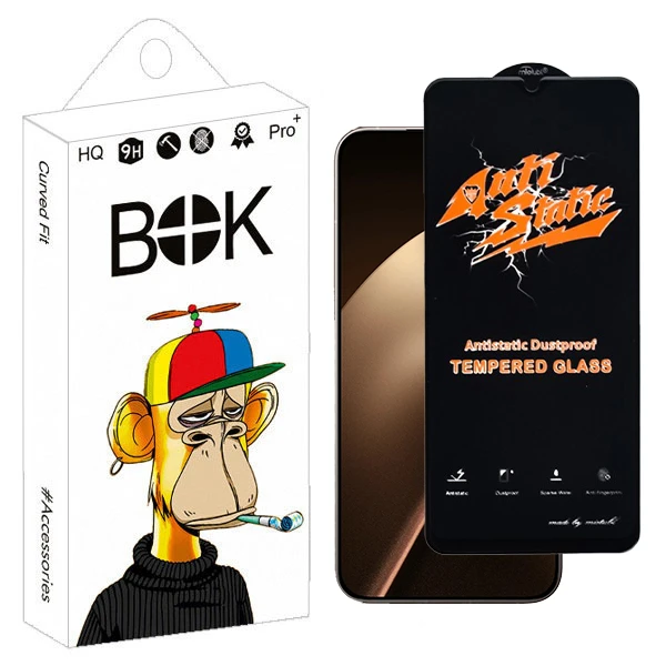  محافظ صفحه نمایش بوک مدل Antistatic Axion مناسب برای گوشی موبایل شیائومی Mi 15T Pro 