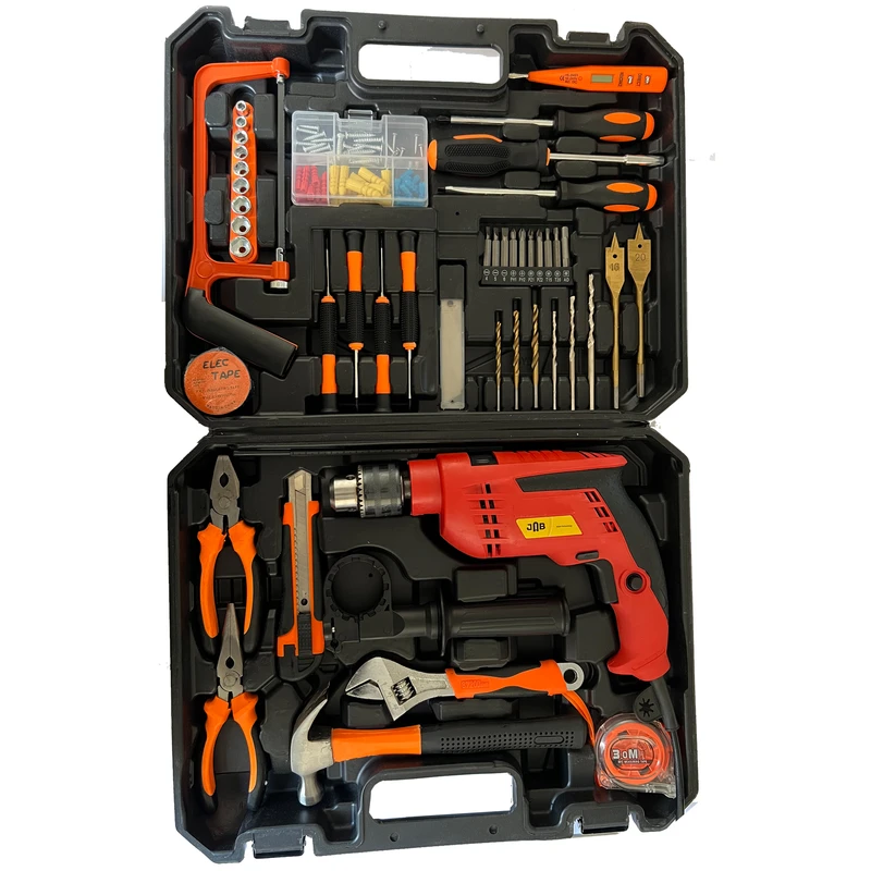 دریل چکشی جاب مدل JB-9100 RD مجموعه 160 عددی 