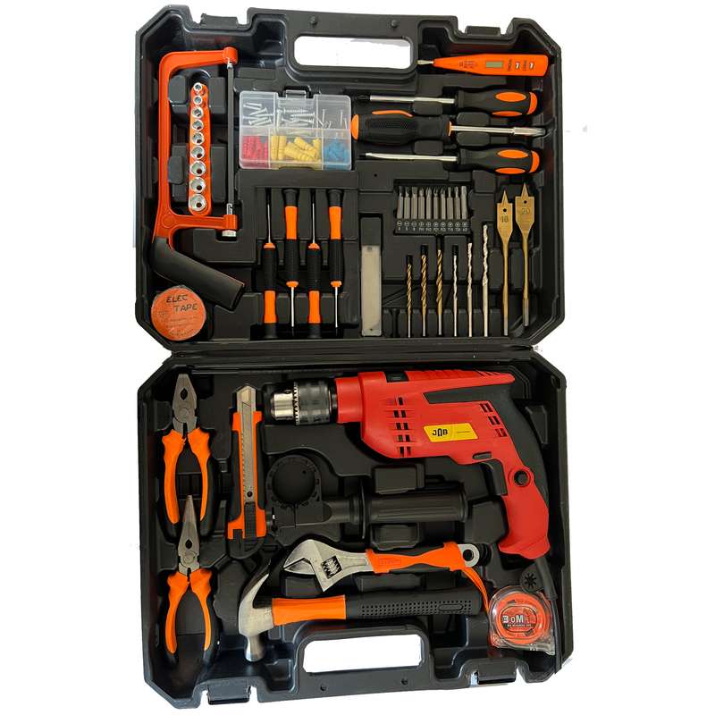 دریل چکشی جاب مدل JB-9100 RD مجموعه 160 عددی