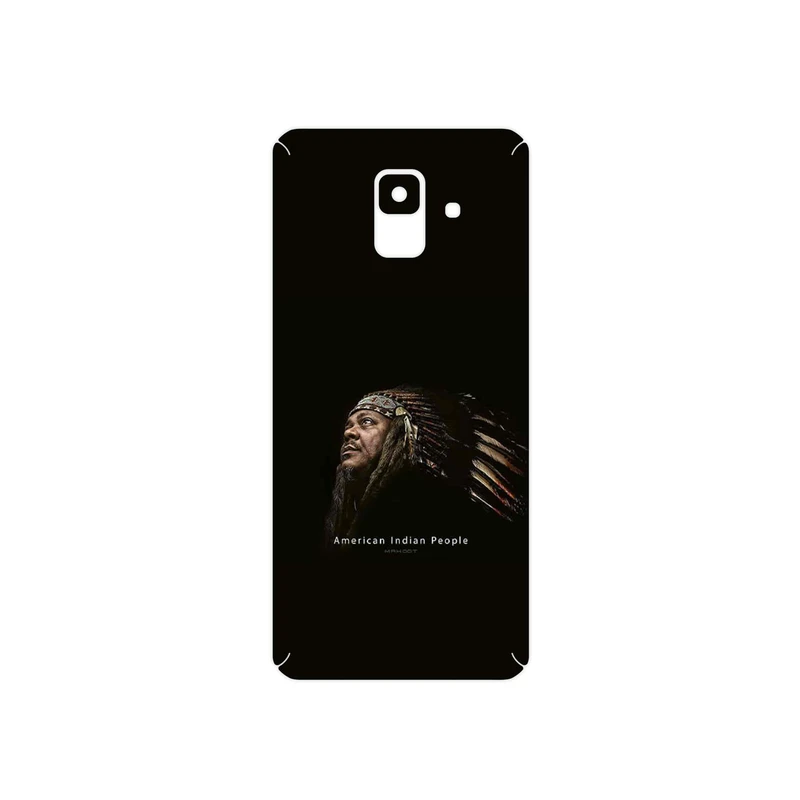 برچسب پوششی ماهوت مدل Portrait of an Indian Man مناسب برای گوشی موبایل سامسونگ Galaxy A6 2018