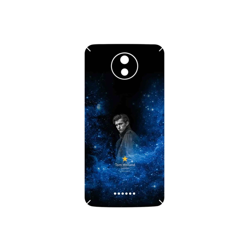 برچسب پوششی ماهوت مدل tom holland مناسب برای گوشی موبایل موتورولا Moto C Plus