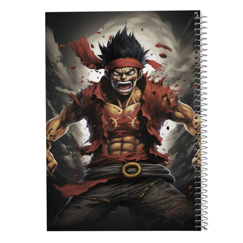 دفتر شطرنجی 50 برگ مدوپد مدل وان پیس One Piece کد DF11579