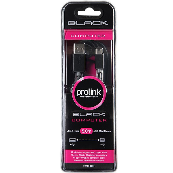 کابل نری USB به نری Mini USB پرولینک مدل PB468 - طول 150 سانتی متر