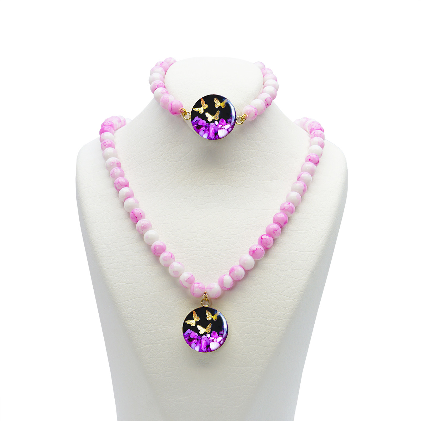 نیم ست زنانه آلتین هنر مدل سه پروانه