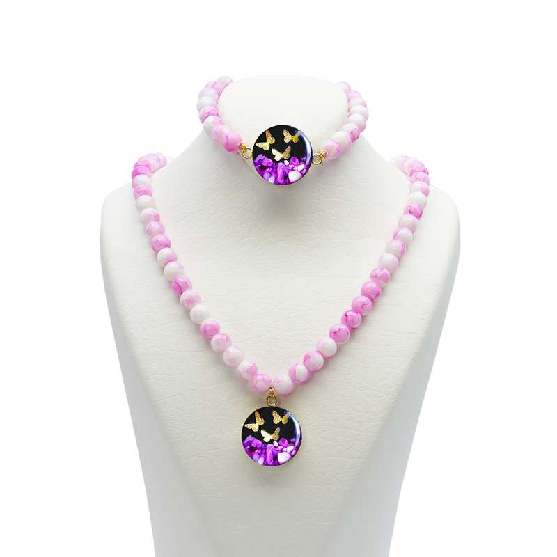 نیم ست زنانه آلتین هنر مدل سه پروانه