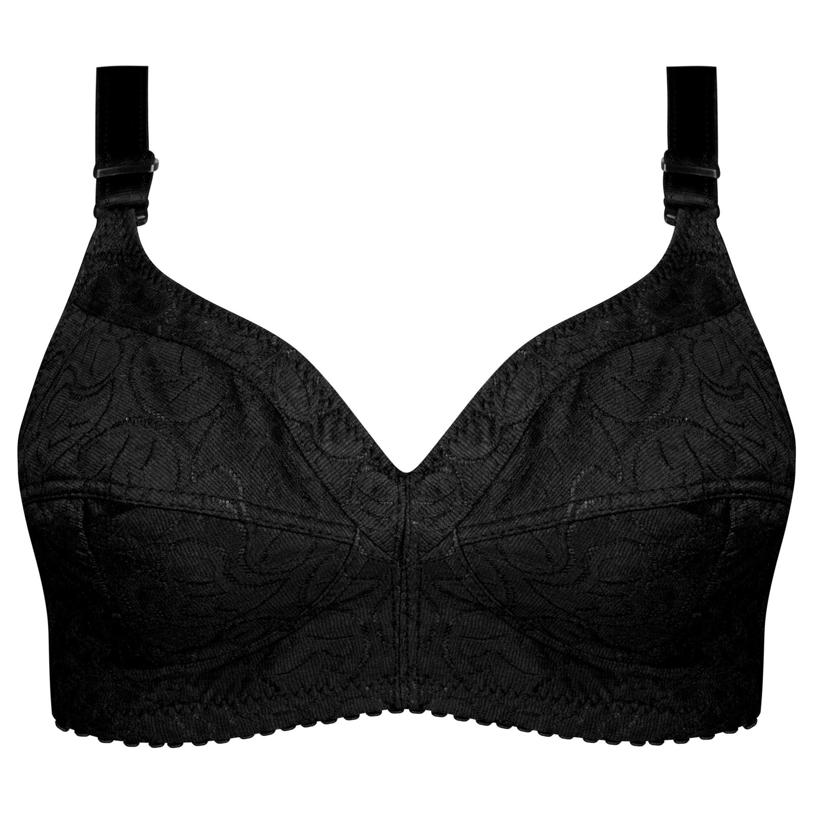 سوتین زنانه ماییلدا مدل بدون فنر کد 5053 رنگ مشکی -  - 1