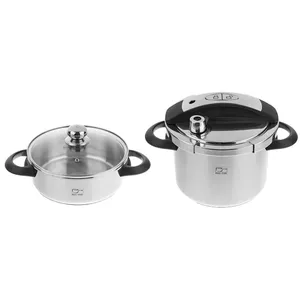 ست زودپز و قابلمه پارس استیل مدل Chef