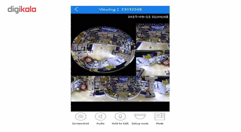دوربین مداربسته تحت شبکه اچ کیو مدل V380S 3