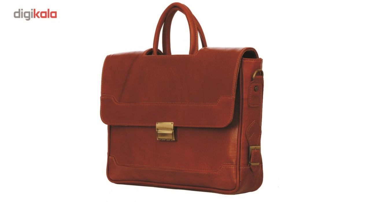 کیف اداری چرم ما مدل دودسته قفل دار