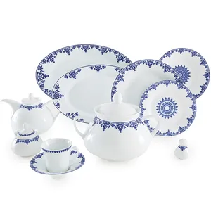 Zarin Iran Porcelain Inds Shahrzad Samarghand Dinnerware 108 Pieces Set High Grade