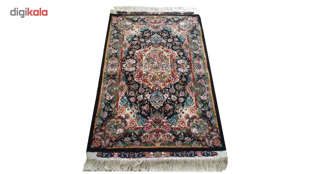 فرش دستبافت تمام ابریشم زرع و نیم مدل سالاری کد 6775 main 1 5