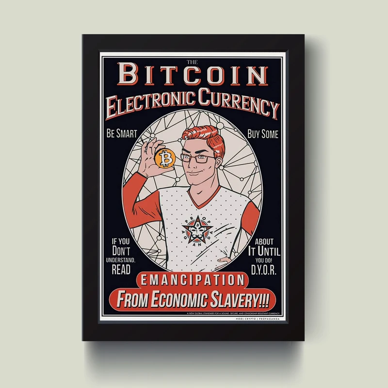 تابلو مدل Bitcoin بیت کوین کد m2428-b