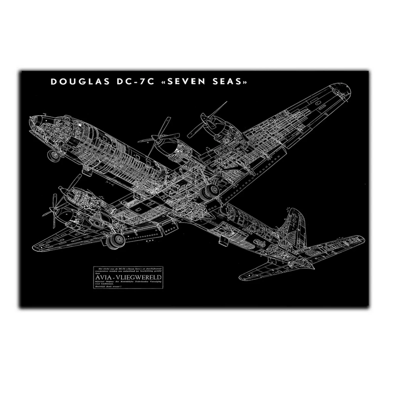 تابلو شاسی بکلیت طرح نقشه طراحی داخلی هواپیما مدل SH-S4656