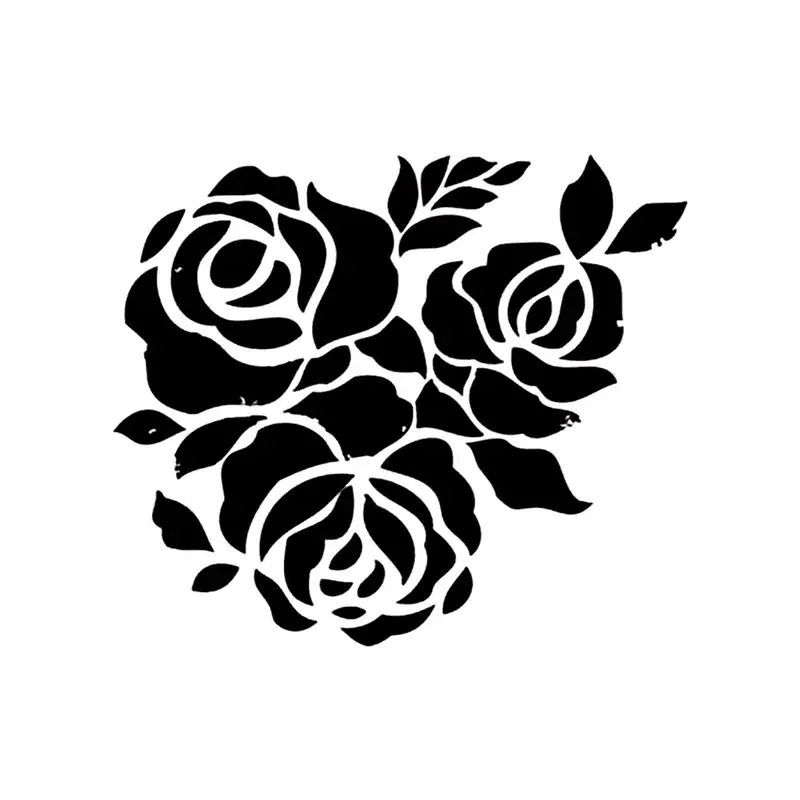 شابلون باتیس آرت طرح گل کد 50-284