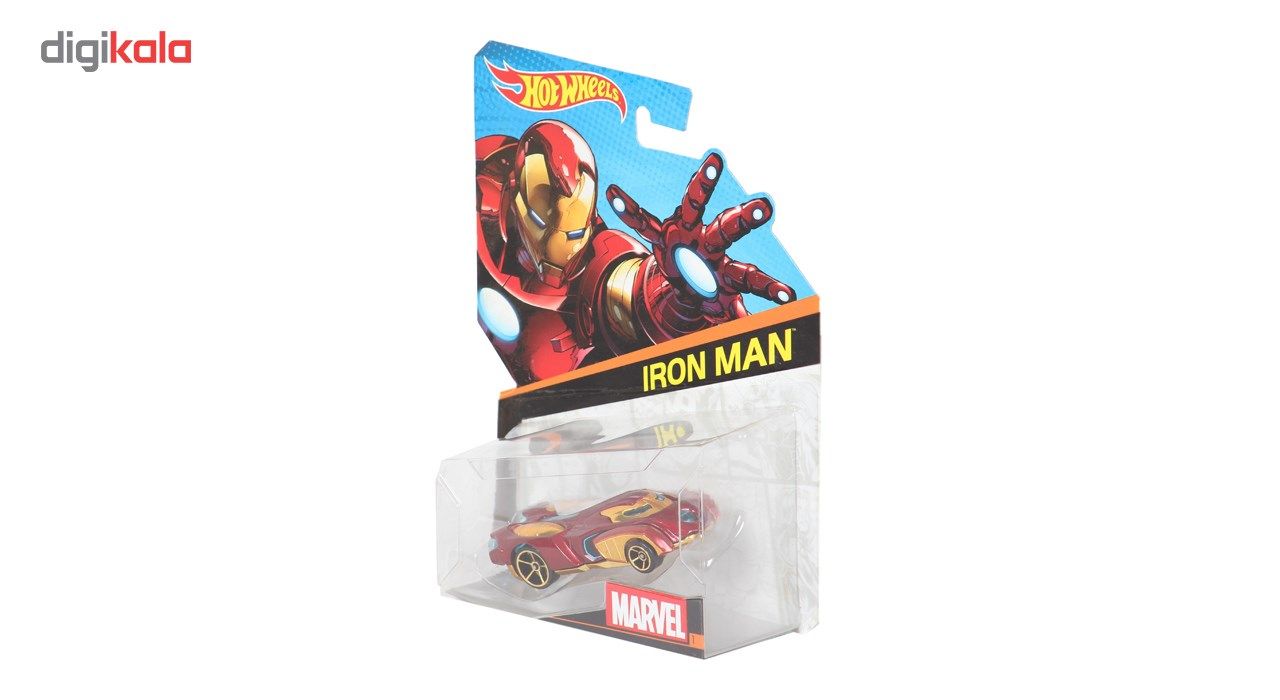 ماشین بازی متل سری هات ویلز مدل Iron Man