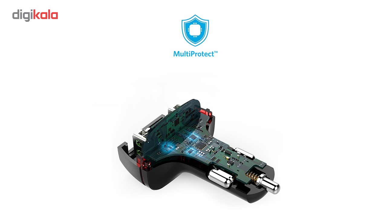 شارژر فندکی انکر مدل A2224 به همراه تکنولوژی شارژ سریع