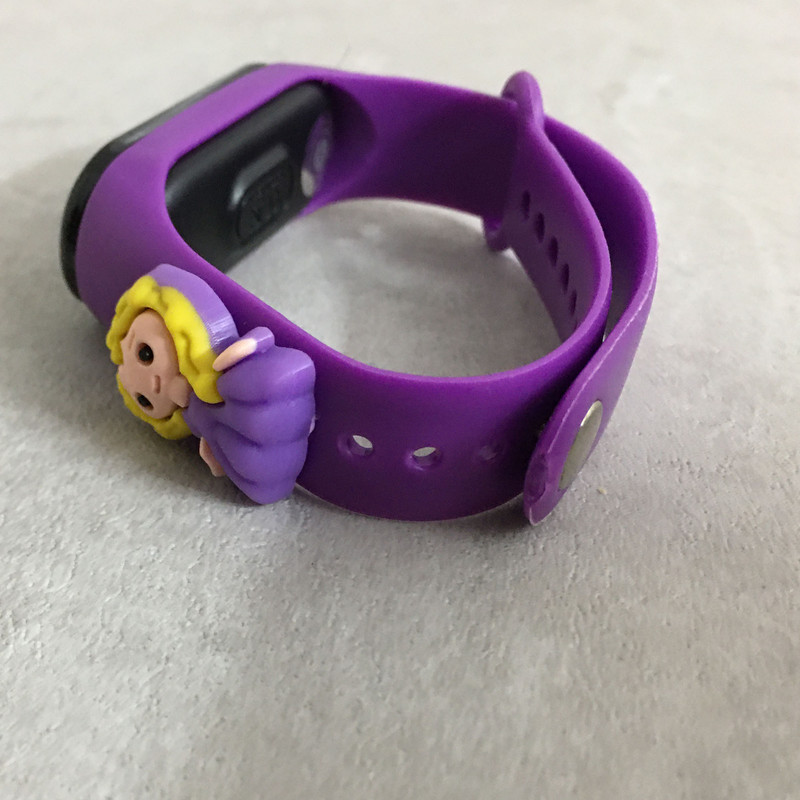 ساعت مچی دیجیتال مدل ضدآب سیلیکونی طرح دخترک پرنسس کد W G P PER99