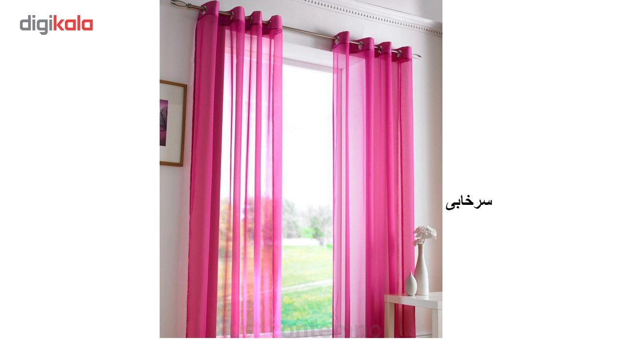 پرده حریر   دیبا مجموعه دوعددی  مدل 220 سایز 140X280