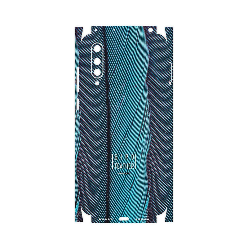 برچسب پوششی ماهوت مدل Turquoise feathers-FullSkin مناسب برای گوشی موبایل شیائومی MI 9 Lite