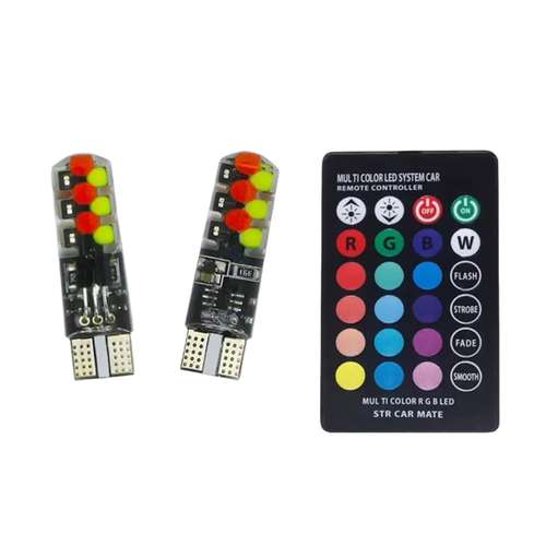 لامپ چراغ خودرو  اوشن ایکس مدل RGB طرح کنترلی بسته دو عددی