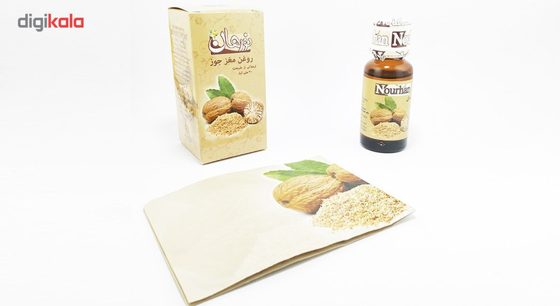 روغن جوز هندی نورهان حجم 30 میلی لیتر