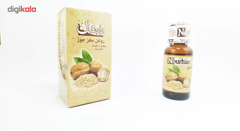 روغن جوز هندی نورهان حجم 30 میلی لیتر
