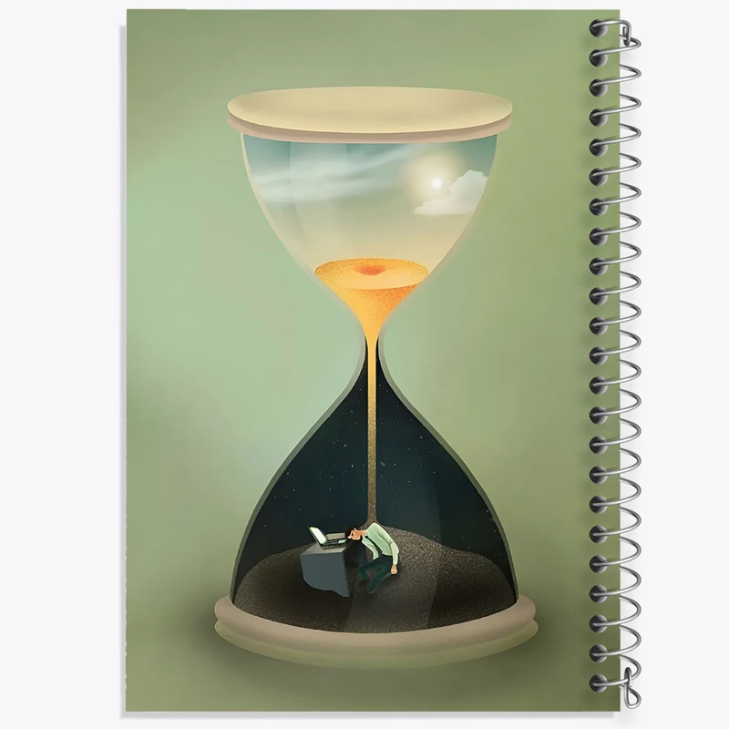 دفتر نقاشی 50 برگ خندالو طرح مفهومی کد N3089