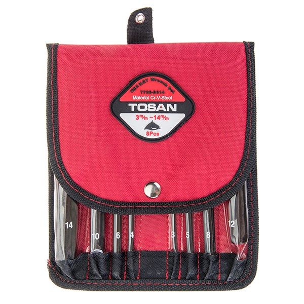مجموعه 8 عددی آچار آلن توسن مدل T726-B314 مجموعه 8 عددی آچار آلن توسن مدل T726-B314